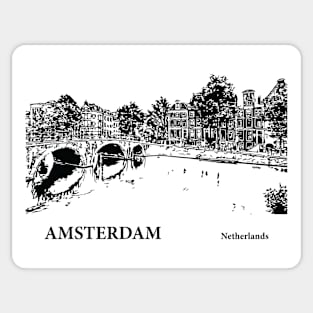 Amsterdam - Netherlands Sticker